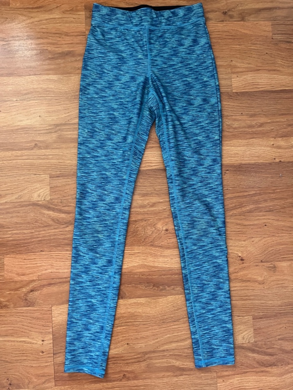 Women’s Blue Space-Dye Active Leggings